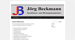 Desktop Screenshot of joerg-beckmann.de